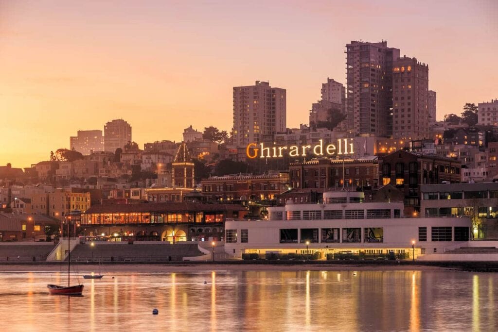 San Francisco with Kids Things to do: Ghirardelli Square