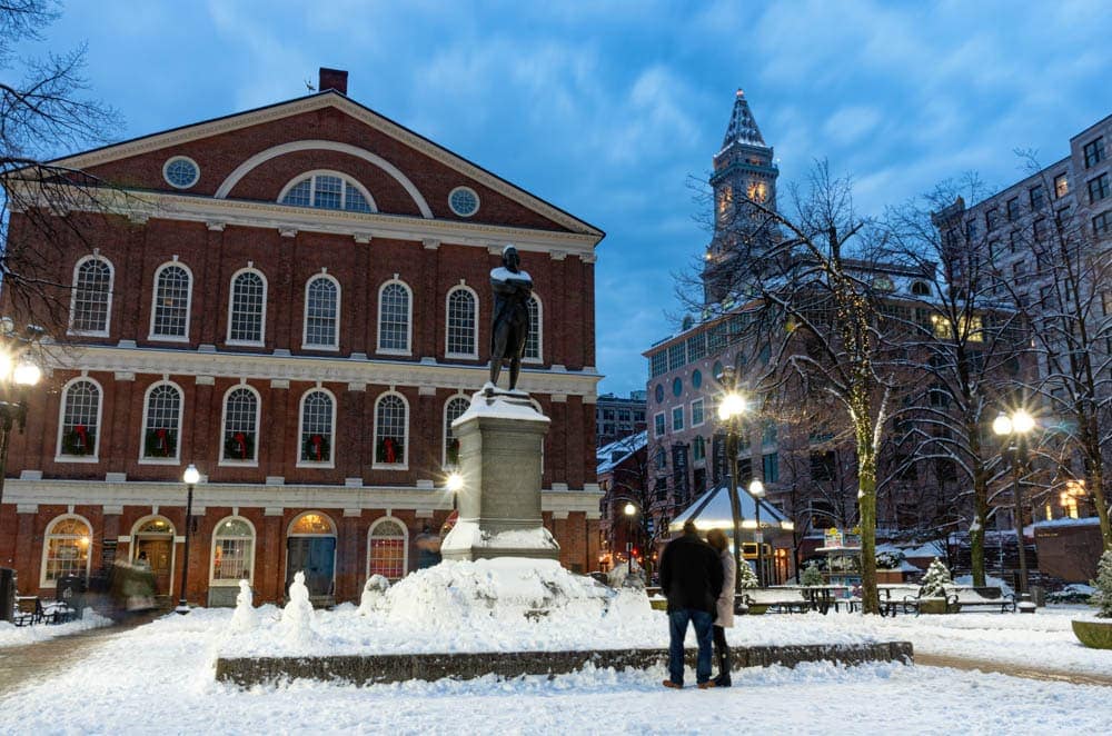 Places to Visit in Boston during Winter: Faneuil Hall